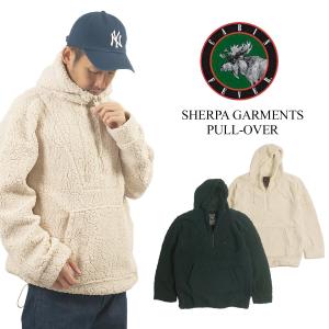 キャビンフィーバー CABIN FEVER シェルパ フーデッド プルオーバー メンズ S-XXL ボアフリース パーカー EARTH RAGZ BAJA JOES