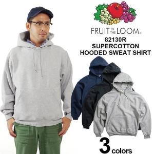 フルーツオブザルーム FRUIT OF THE LOOM 82130R スーパーコットン プルオーバー フード スウェット ｜メンズ パーカー 厚手 12oz アメリカ流通モデル ボックス