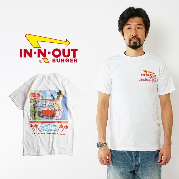 インアンドアウトバーガー 半袖 Tシャツ 1990 ’57 ベト ホワイト メンズ S-XXL In...