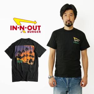 インアンドアウトバーガー 半袖 Tシャツ 2017 ブラック カリフォルニア ドリーミン ブラック メンズ S-XXL In-N-Out Burger ご当地Tシャツ 海外買い付け