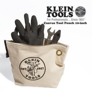 クラインツールズ KLEIN TOOLS キャンバスツールポーチ 10インチ ｜ 5539 キャンバス ポーチ 小物入れ バッグインバッグ インナーバッグ｜jalana