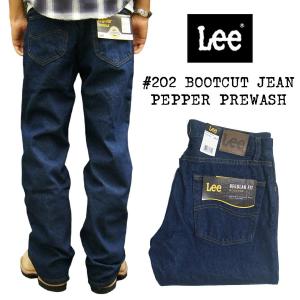 【並行輸入品　本国企画】リー Lee #202 ブーツカット ジーンズ ペッパープリウォッシュ BOOTCUT JEAN Pepper Prewash