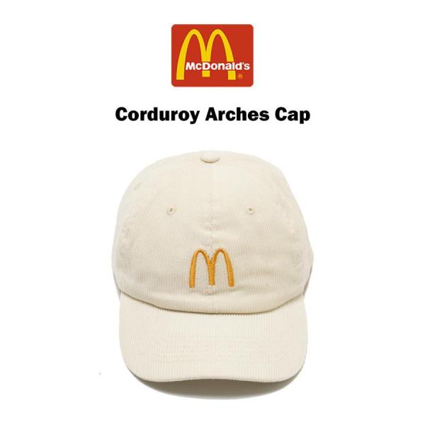 マクドナルド McDonald’s コーデュロイ アーチズキャップ ｜ メンズ レディース ユニセッ...