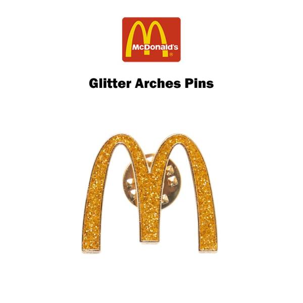 マクドナルド McDonald’s グリッターアーチズ ラペルピン ｜ メンズ レディース ユニセッ...