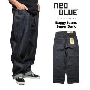 ネオブルー NEO BLUE ストーンダーク スーパーバギージーンズ
