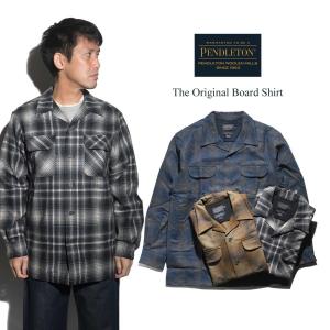 ペンドルトン PENDLETON 長袖 ウールシャツ クラッシックボードシャツ ｜ ボックスシャツ メンズ 定番 CLASSIC BOARD SHIRT オープンカラー 開襟 ウマティラ ア