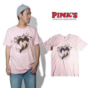 ピンクス ホットドッグス PINKS HOTDOGS 半袖 Tシャツ マンアンドウーマン ｜ メンズ M-XL 海外買い付け スーベニア ご当地｜jalana