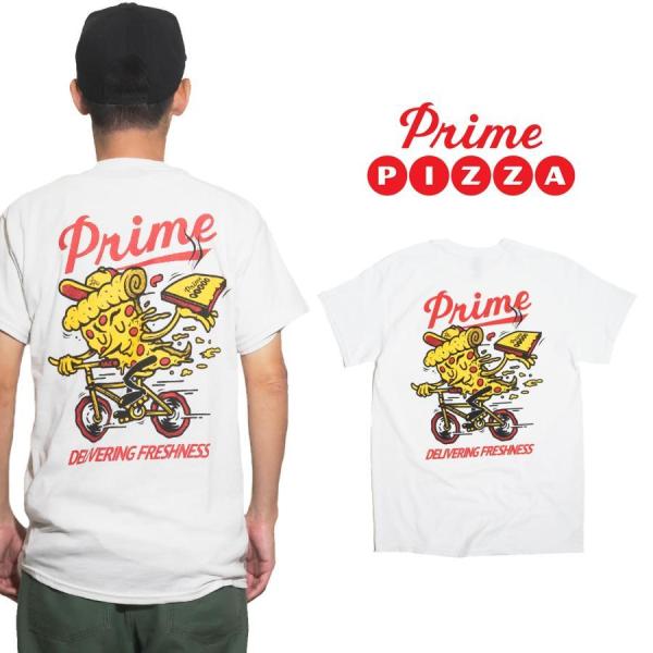 プライムピザ Prime PIZZA 半袖 Tシャツ バイシクル ｜ メンズ S-XXXL Prim...