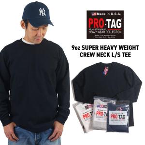 プロタグ PRO-TAG 9オンススーパーヘビーウエイト クルーネック 長袖T