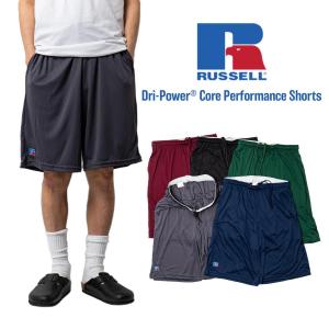 ラッセルアスレチック RUSSELL ATHLETIC ドライパワー コア パフォーマンス ショーツ ｜ メンズ S M L XL XXL TS7X2M ハーフパンツ 吸汗速乾 UVカット UPF30+