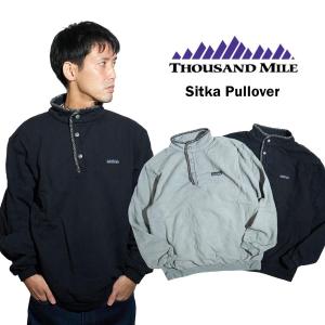 サウザンドマイル Thousand Mile シトカ プルオーバー スウェットシャツ ｜ メンズ S M L XL アメリカ製 MADE IN USA 製品染め ヘビーウェイト 裏起毛