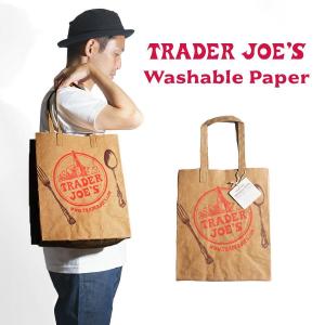 トレーダージョーズ Trader Joe’s ウォッシャブルペーパー グローサリーバッグ ｜ ユニセックス エコバッグ 紙袋 ショッピングバッグ トレジョ｜jalana