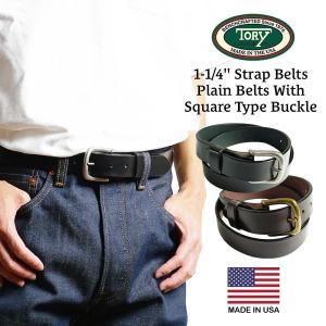 TORY LEATHER（トリーレザー） スリーピース シルバーバックル ベルト