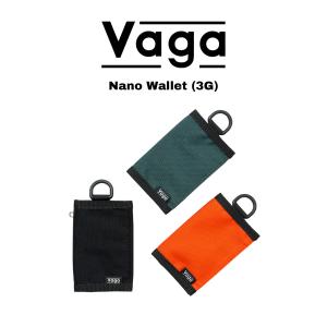 ヴァガ Vaga ナノウォレット ｜ メンズ レディース ユニセックス 三つ折り財布 ミニ財布 コンパクト 軽量 カード収納 小銭入れ スケートボード
