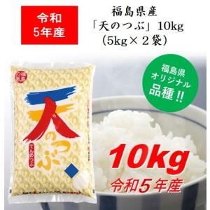 令和5年産 福島県産米「天のつぶ」１０ｋｇ（５ｋｇ×２） 米 お米 送料無料 新米｜jalcf