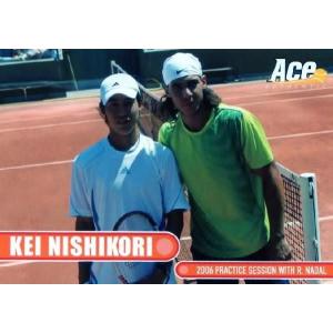 2012 ACE 錦織圭カードセット ROAD TO TOP 10 レギュラー 2 2006 全仏オープンジュニア R.ナダルとフォトセッション｜jambalaya