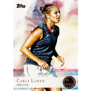TOPPS 2012 U.S. OLYMPIC TEAM 【2012 アメリカオリンピックチーム オフィシャルカード】 レギュラーゴールドパラレル 83 Carli Lloyd (Soccer)｜jambalaya