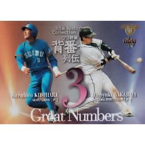 【GN11 清原和博×中島裕之 (埼玉西武ライオンズ)】BBM ヒストリックコレクション2013 プロ野球背番号列伝 インサート [Great Numbers]｜jambalaya