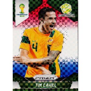 2014Panini Prizm ＦＩＦＡ World Cup Soccer 【Power Plaid Prizms】 レギュラー 017 Tim Cahill ティム・ケーヒル (オーストラリア)｜jambalaya