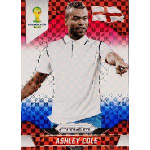 2014Panini Prizm ＦＩＦＡ World Cup Soccer 【Power Plaid Prizms】 レギュラー 135 Ashley Cole アシュリー・コール (イングランド)｜jambalaya