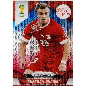 2014Panini Prizm ＦＩＦＡ World Cup Soccer 【Wave Prizmsパラレル】 レギュラー 186 Xherdan Shaqiri シェルダン・シャキリ (スイス)｜jambalaya