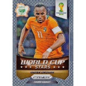 東*ー様 サッカー 2014 PrizmWorld Cup ディディエドログバオ 2014Panini Prizm FIFA World Cup Soccer インサート 【World