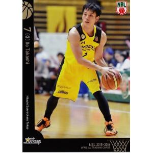 2015-2016 NBL・日本バスケットボールリーグ オフィシャルカード レギュラー 21 伊藤駿...