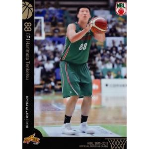 2015-2016 NBL・日本バスケットボールリーグ オフィシャルカード レギュラー 30 張本天...