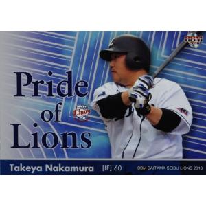 POL8 【中村剛也】BBM 埼玉西武ライオンズ2018 インサート [Pride of Lions]｜jambalaya