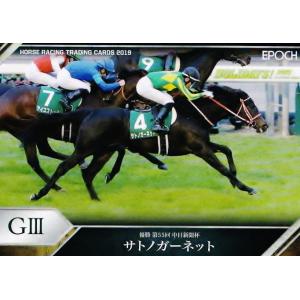 128 【サトノガーネット】エポック ホースレーシングカード2019 Vol.2 レギュラー [20...