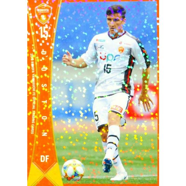 15 【ドストン】[クラブ発行]2019 レノファ山口FC オフィシャルカード レギュラーパラレル