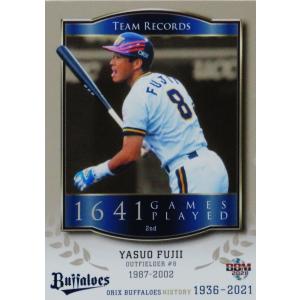 LH07【藤井康雄】2021 BBM オリックス・バファローズヒストリー 1936