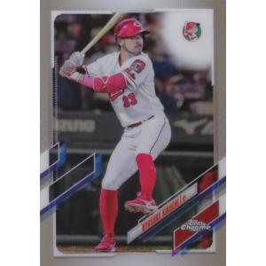 Topps2023 147 菊池涼介 5枚限定 レッドパラレル 1stナンバー 195 【阿部寿樹/中日ドラゴンズ】2021 topps Chrome NPBベースボール