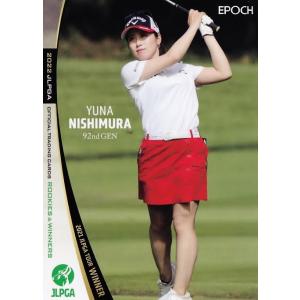 4 【西村優菜】エポック 2022 日本女子プロゴルフ協会オフィシャルカード ROOKIES&WINNERS レギュラー｜jambalaya