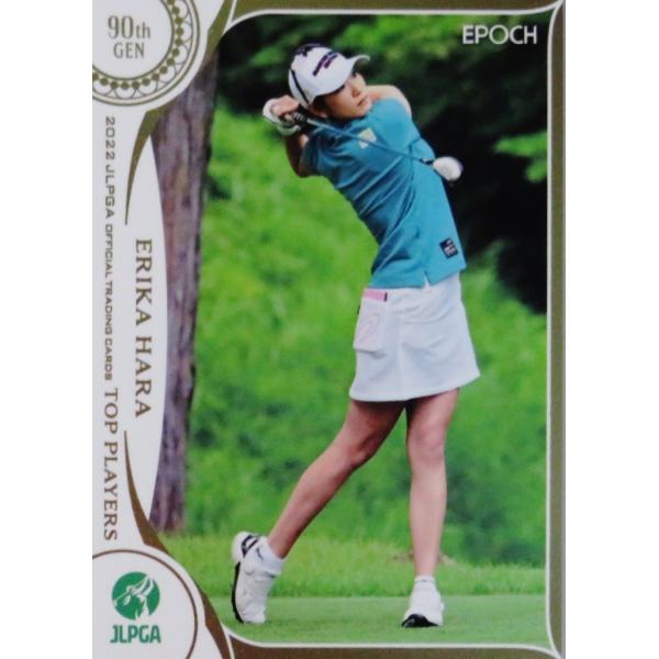 7 【原英莉花】エポック 2022 日本女子プロゴルフ協会オフィシャルカード TOP PLAYERS...