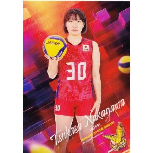 49 【中川つかさ】2023 火の鳥NIPPON 全日本女子バレーボール オフィシャルカード レギュ...