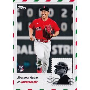 20【吉田正尚(ROOKIE)/レッドソックス】2023 Topps MLB Holiday Car...