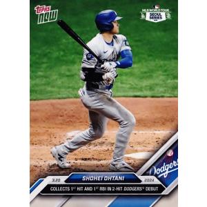 1【大谷翔平/ドジャース】2024 MLB TOPPS NOW [2024.3.20] ドジャースデ...