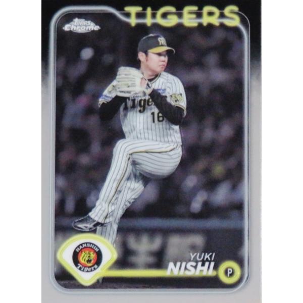 179 【西勇輝/阪神タイガース】2024 Topps Chrome NPBベースボールカード レギ...