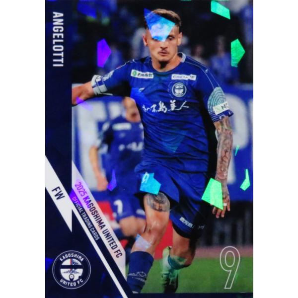 9 【アンジェロッティ】[クラブ発行]2025 鹿児島ユナイテッドFC オフィシャルカード レギュラ...