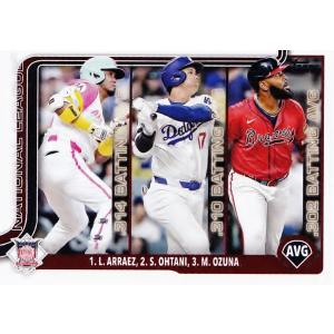347 【大谷翔平＆Luis Arraez＆Marcell Ozuna】2025 Topps Bas...