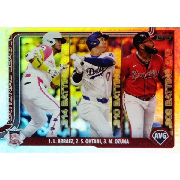 347 【大谷翔平＆Luis Arraez＆Marcell Ozuna】2025 Topps Bas...