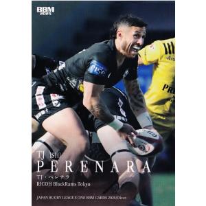 81 【TJ・ペレナラ/リコーブラックラムズ東京】BBM 2025 ジャパンラグビー リーグワン D...