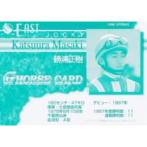 安田康彦】1998 日刊スポーツ Gホースカード・春 [ジョッキーカード