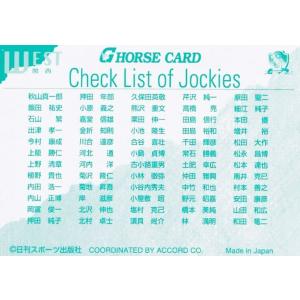 日刊スポーツ　Gホースカード　97 楽天市場】日刊スポーツ 黒鉄ヒロシ プロデュース Gホースカード 1997