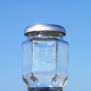 ジャム瓶 ジャム140六角 56本入の詳細画像1