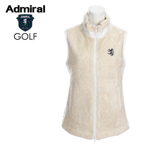 ADMIRAL GOLF アドミラル ボア フルジップベスト レディース ADLA091 ホワイト ...