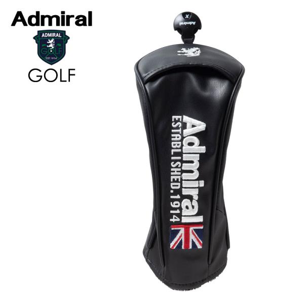 ADMIRAL GOLF アドミラル ゴルフ ヘッドカバー フェアウェイ用 ADMG2BH3 ブラッ...