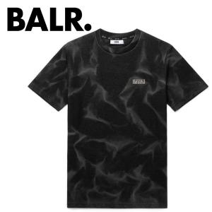 BALR. ボーラー タイダイ ヘビーウェイト Tシャツ B1112.1178 Straight Washed T-Shirt ゴースト グレー 半袖 オーバーサイズ メンズ 並行輸入品｜jamcollection