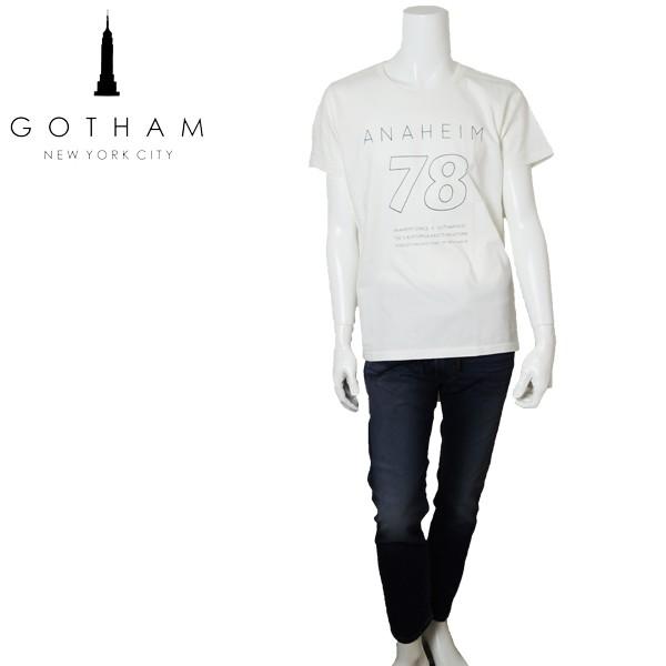 (8%OFFクーポン)GOTHAM ゴッサム Tシャツ メンズ GO2000 ホワイト クルーネック...